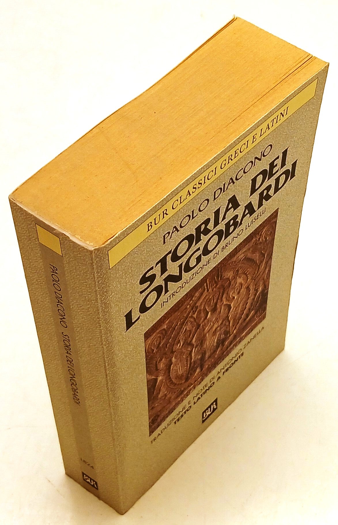 LN- STORIA DEI LONGOBARDI LATINO A FRONTE- PAOLO DIACONO- RIZZOLI- BUR--- B- XFS