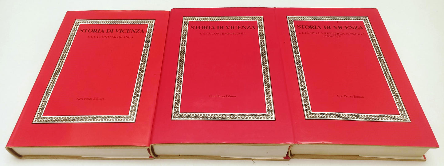 LS- STORIA DI VICENZA 6 VOLUMI OPERA COMPLETA- NERI POZZA- 1987/1993- CS- BLCG21