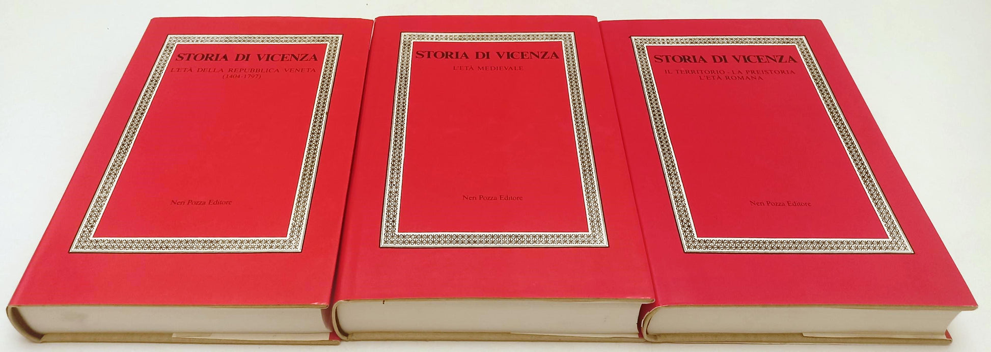 LS- STORIA DI VICENZA 6 VOLUMI OPERA COMPLETA- NERI POZZA- 1987/1993- CS- BLCG21