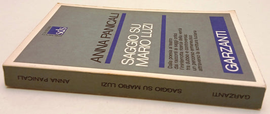 Saggio su Mario Luzi - Anna Panicali - Garzanti Strumenti Studio - 1a ed.- XFS37
