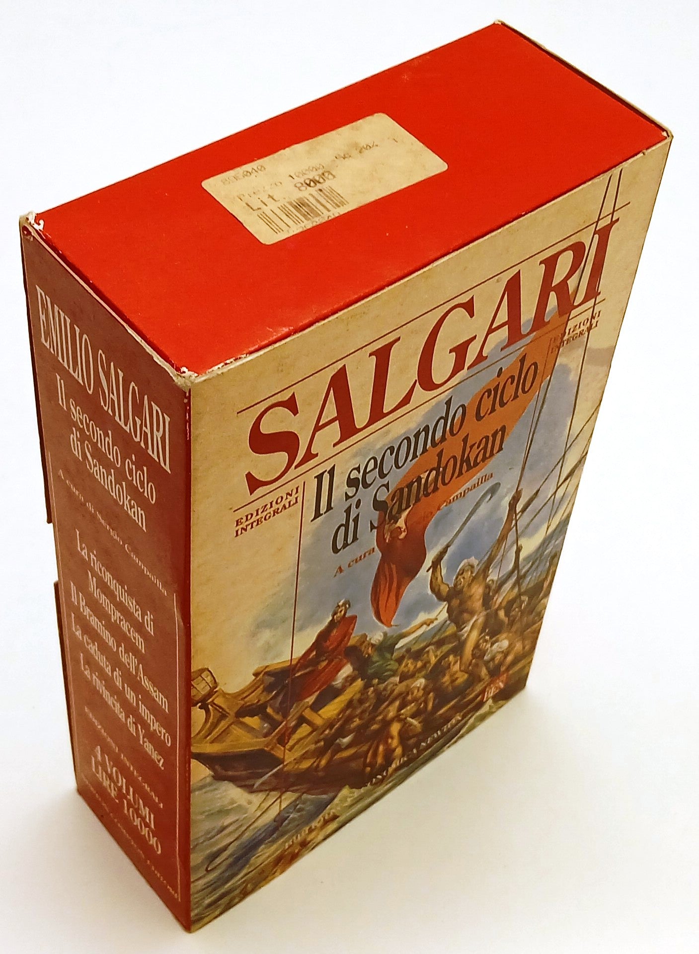 LN- IL SECONDO CICLO DI SANDOKAN COFANETTO 4 VOLUMI - SALGARI - NEWTON BEN - XFS