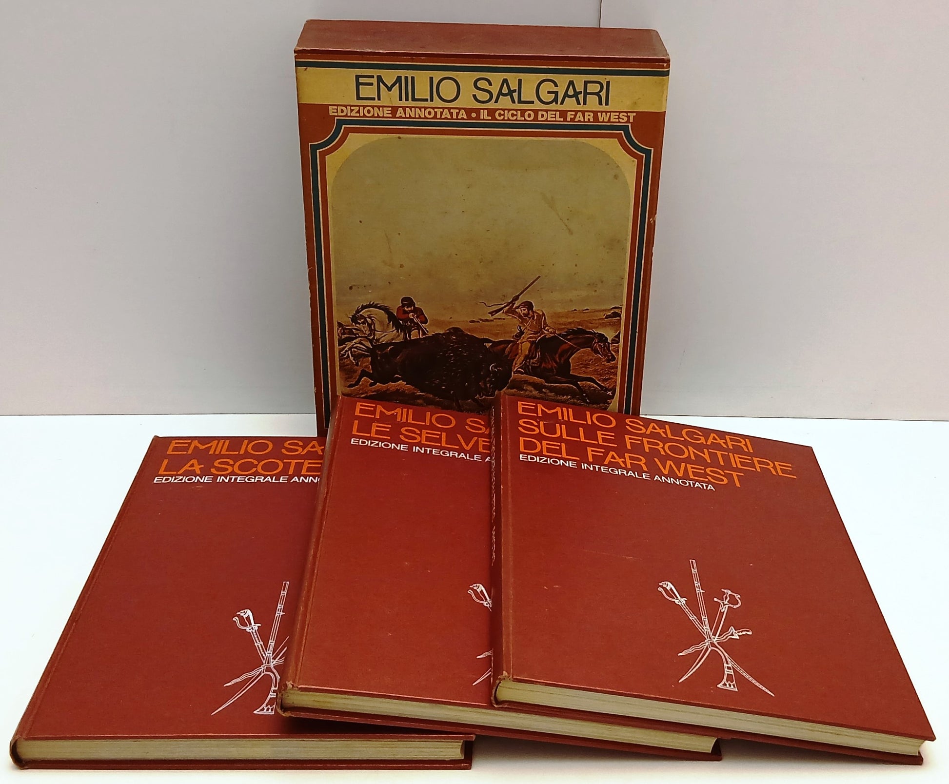 Il ciclo del Far West 3 volumi - Emilio Salgari- Mondadori- cofanetto - YFS710