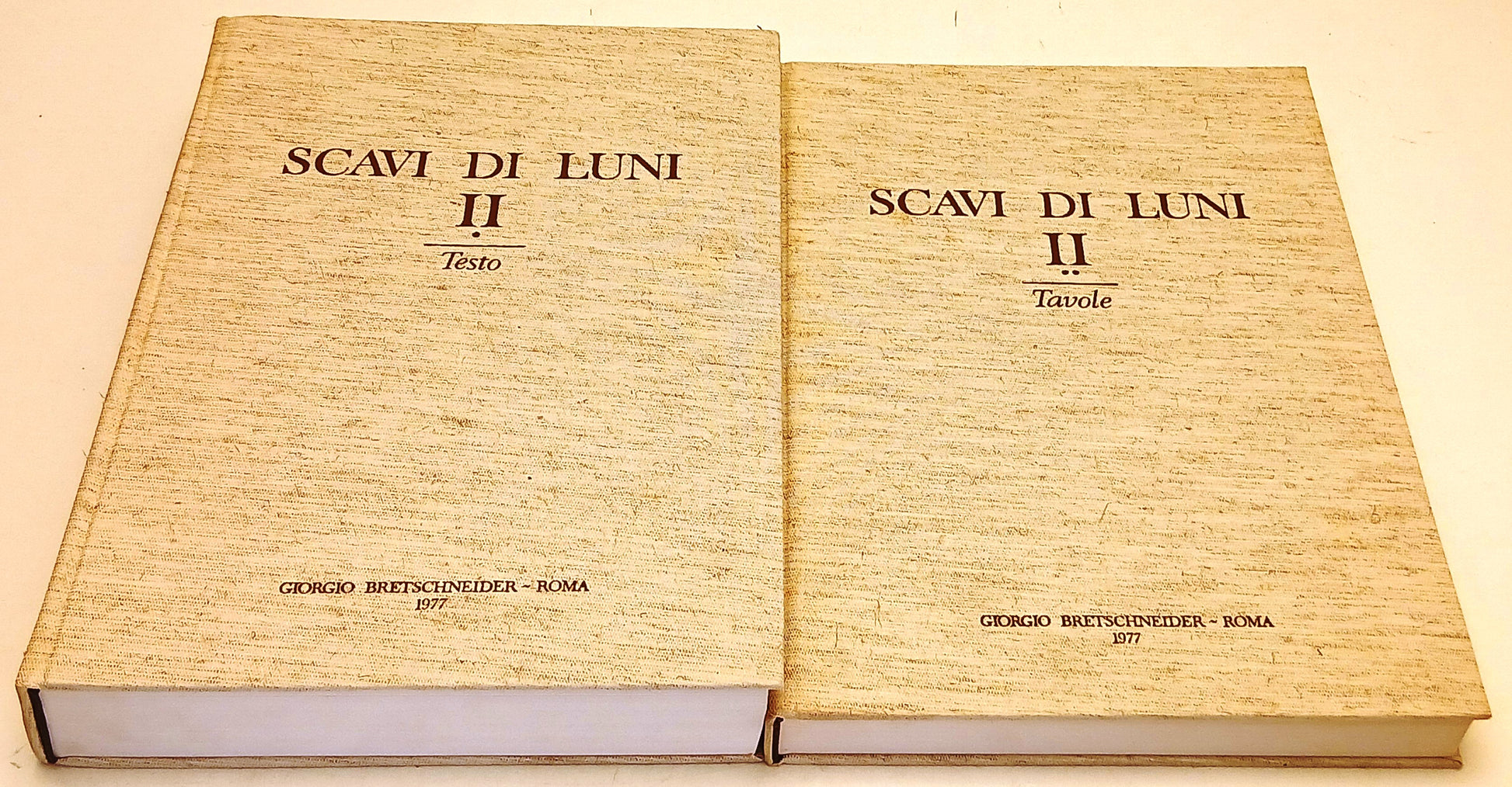 Scavi di Luni II 3 volumi - Antonio Frova - G. Bretschneider - 1977 - ZFS319