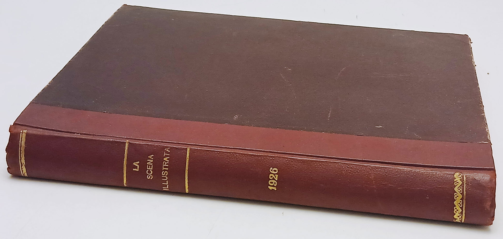 La Scena illustrata annata completa 1926- 12 fascicoli rilegati copertine-YFS878