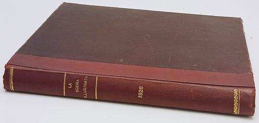 La Scena illustrata annata completa 1926- 12 fascicoli rilegati copertine-YFS878