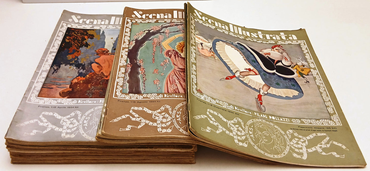 Lotto rivista Scena Illustrata 1929-1934 26 numeri - 1929-1934 - BLCP2