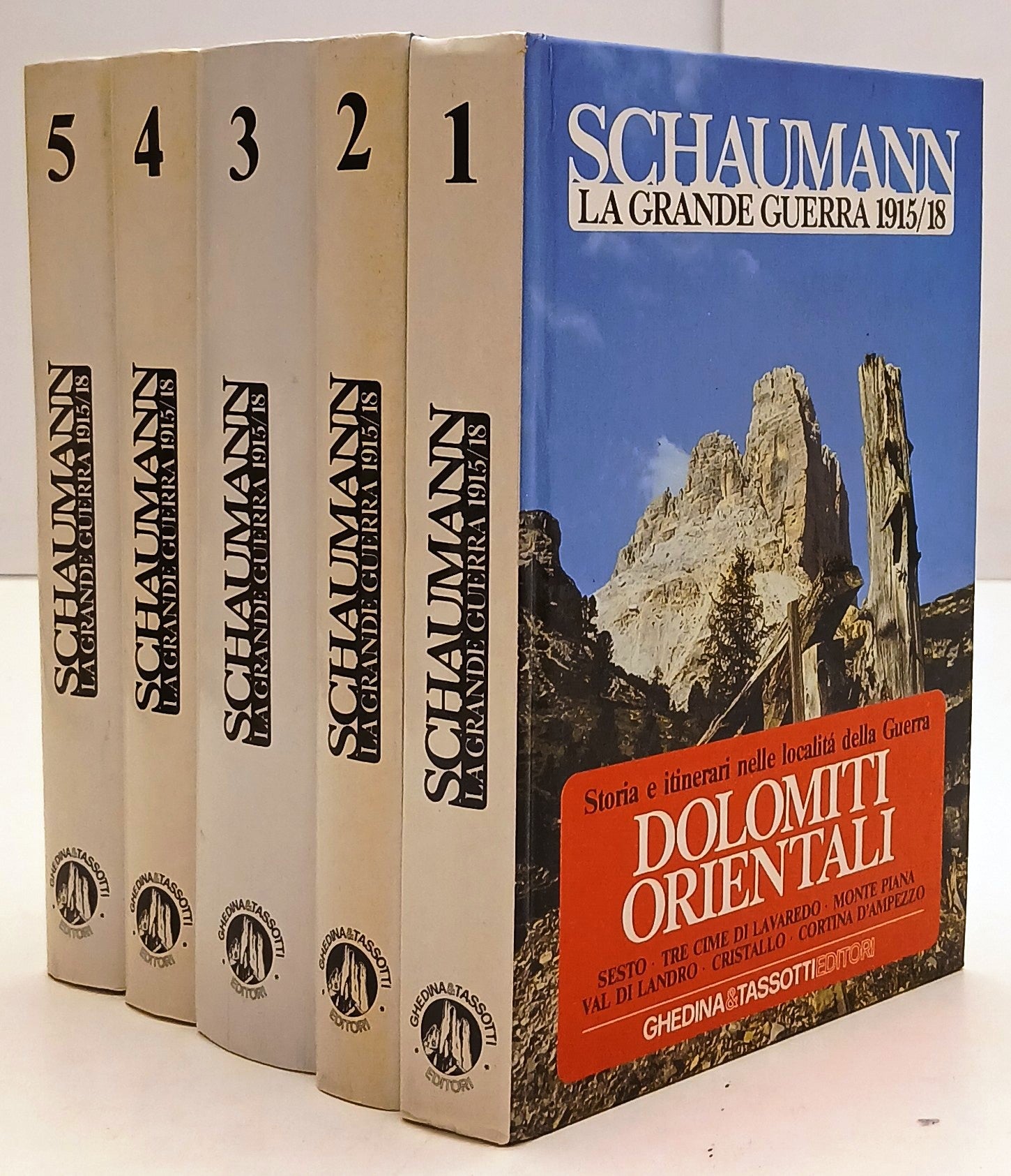 La Grande Guerra 1915/18 volumi 1/5 - Schaumann - Ghedina & Tassotti - ZFS237