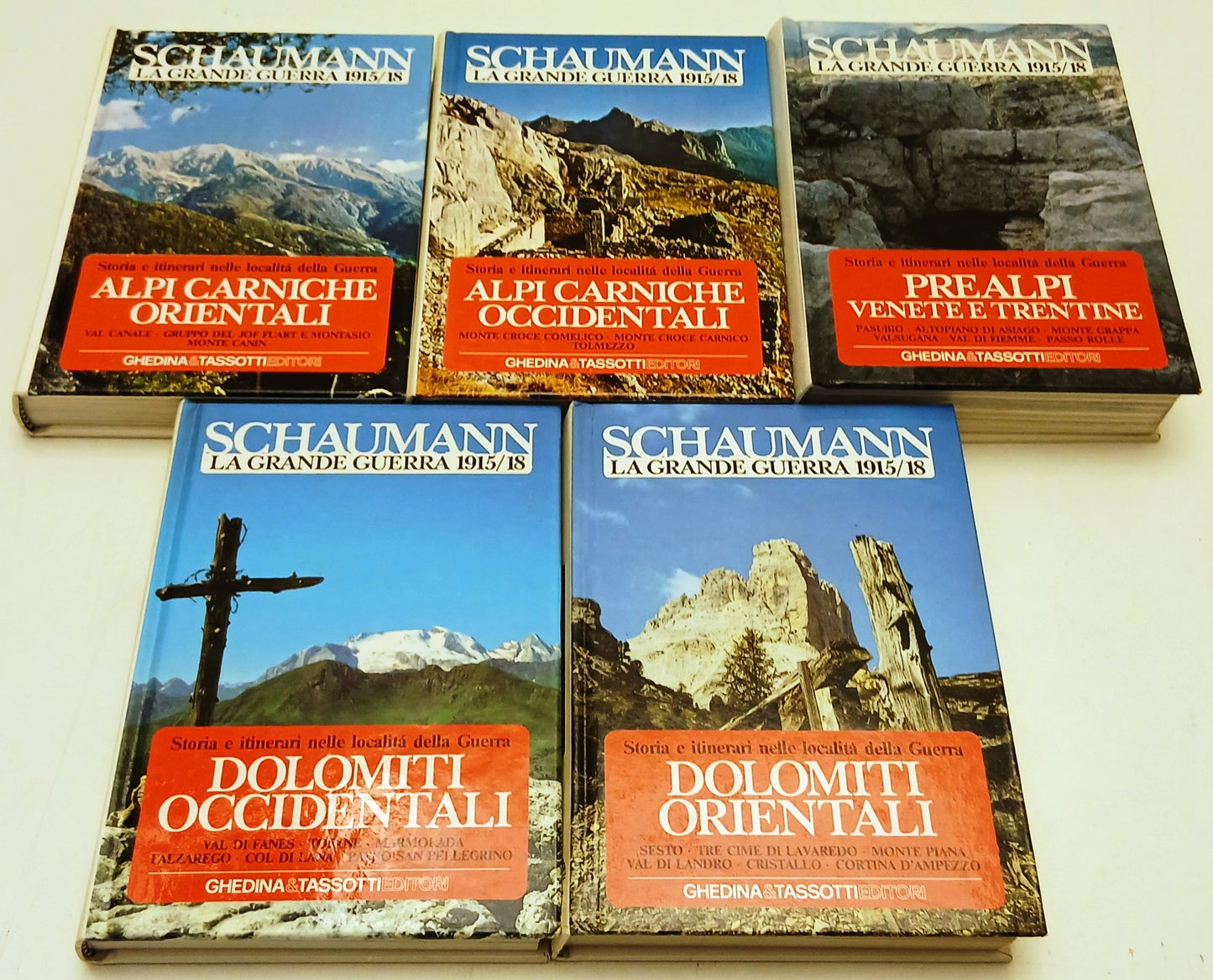 La Grande Guerra 1915/18 volumi 1/5 - Schaumann - Ghedina & Tassotti - ZFS237
