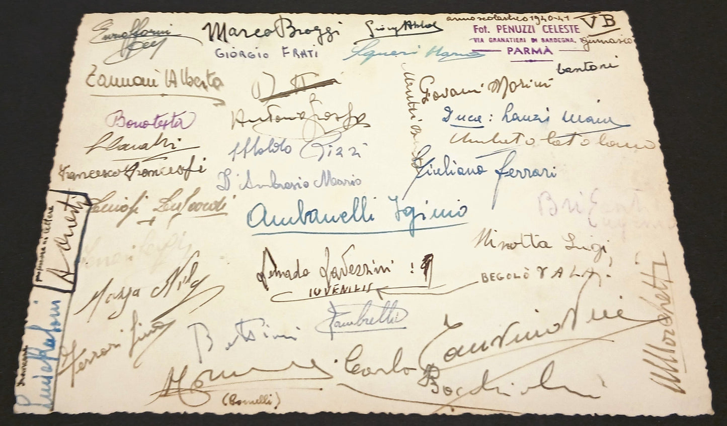 CV- Fotografia scolaresca anno scolastico 1940-41 V B ginnasio - RVSz169