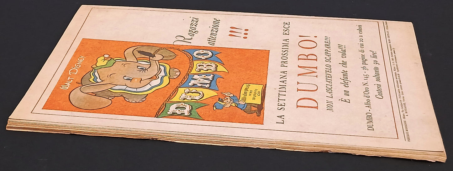 Albo d'oro n.144 La sconfitta di Will Sparrow - Mondadori - 1949- originale- H26