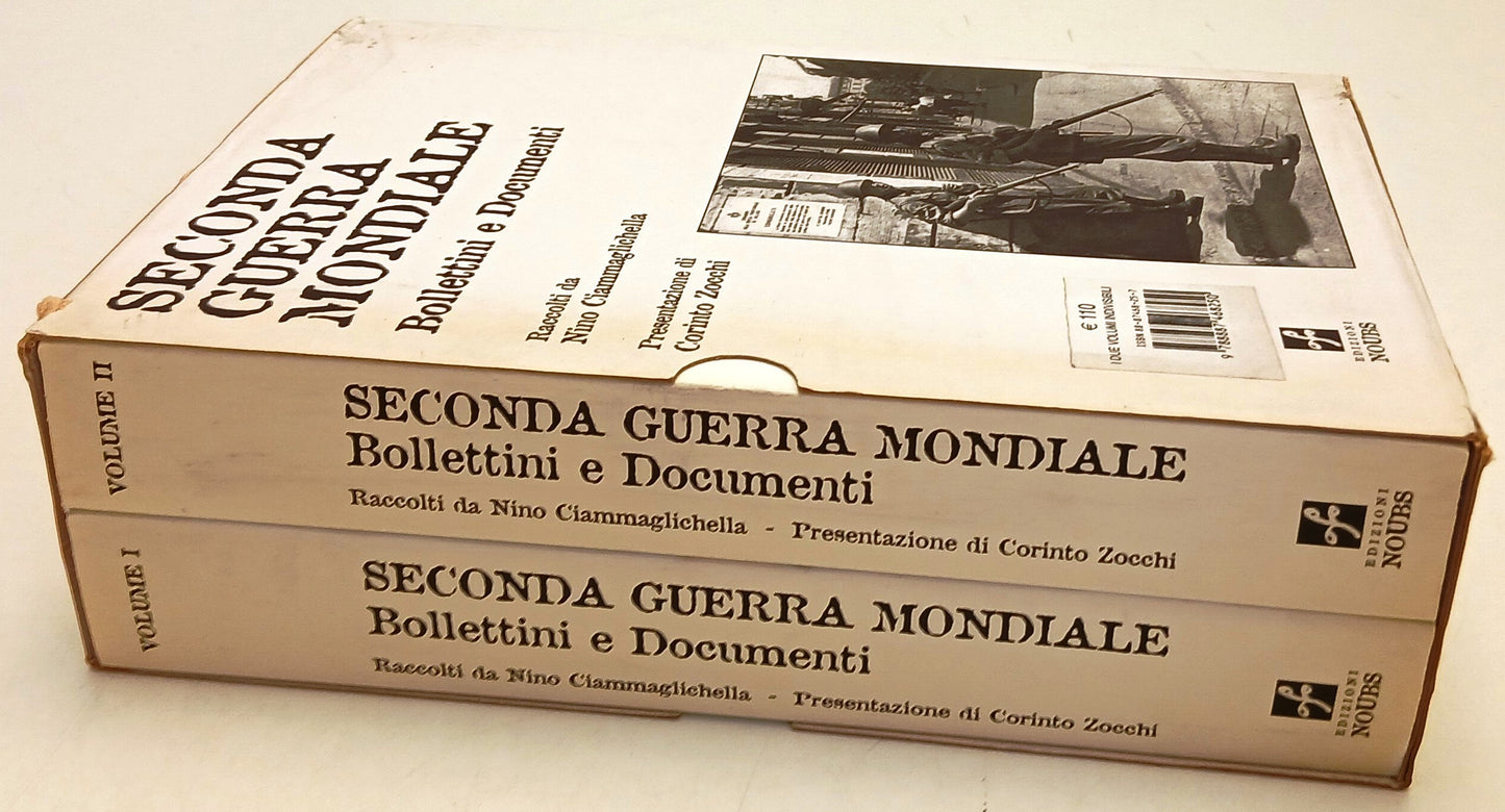 Seconda Guerra Mondiale 2 volumi Bollettini - Ciammaglichella- Noubs- 1a- YFS726