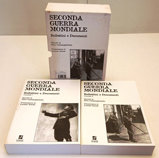 Seconda Guerra Mondiale 2 volumi Bollettini - Ciammaglichella- Noubs- 1a- YFS726