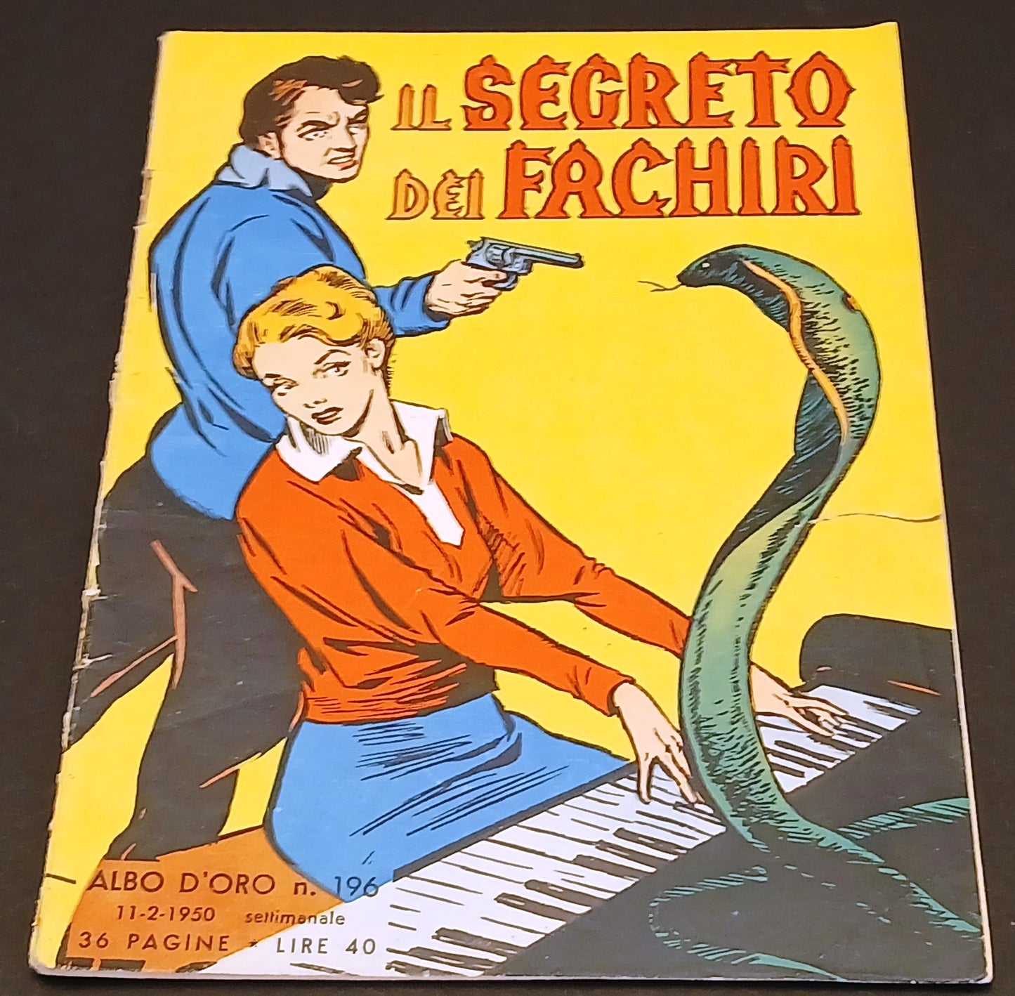 Albo d'oro n.196 Il segreto dei fachiri - Mondadori - 1950 - originale - H26