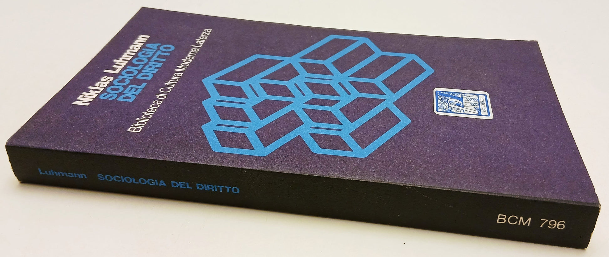 LS- SOCIOLOGIA DEL DIRITTO- NIKLAS LUHMANN- LATERZA- BCM- 1a ED. 1977- B- ZFS83