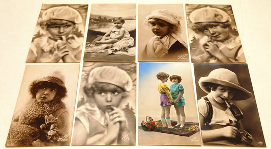CC- Cartolina - Lotto 8 cartoline soggetto Bimbi - Astrea Forghi - RVSz191