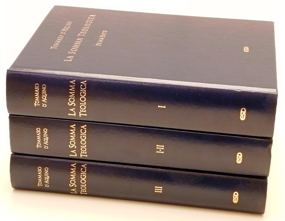 La somma teologica 3 volumi- Tommaso D'Aquino- Edizioni Studio Domenicano-YFS641