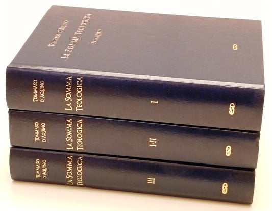 La somma teologica 3 volumi- Tommaso D'Aquino- Edizioni Studio Domenicano-YFS641