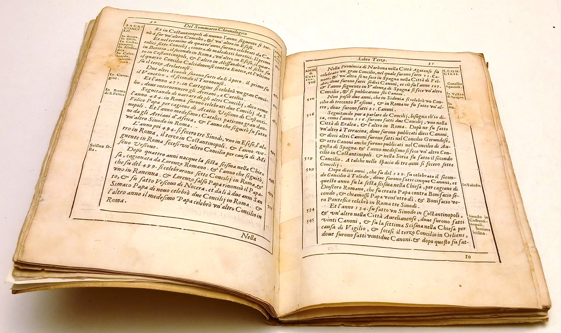 Sommario Chronologico del R.P.F. Paolo Morigia - cinquecentina 1592 - XFS81