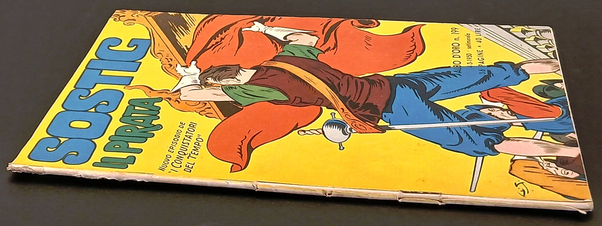 Albo d'oro n.199 Sostig il pirata Conquistatori del tempo - Mondadori- 1950- H26