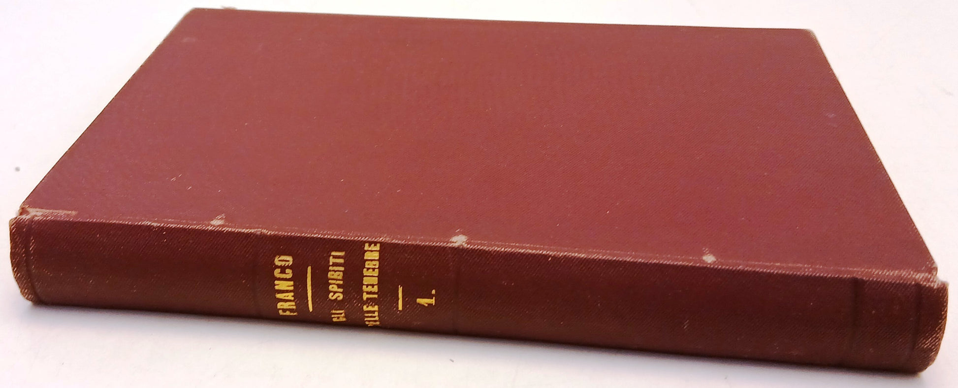 Gli spiriti delle tenebre I Odierno spiritismo- Gio Giuseppe Franco- 1882-ZFS223