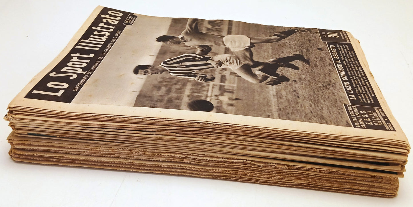 Lo Sport Illustrato 1951 Anno 40 nuova serie - annata completa 1/52 - YFS291