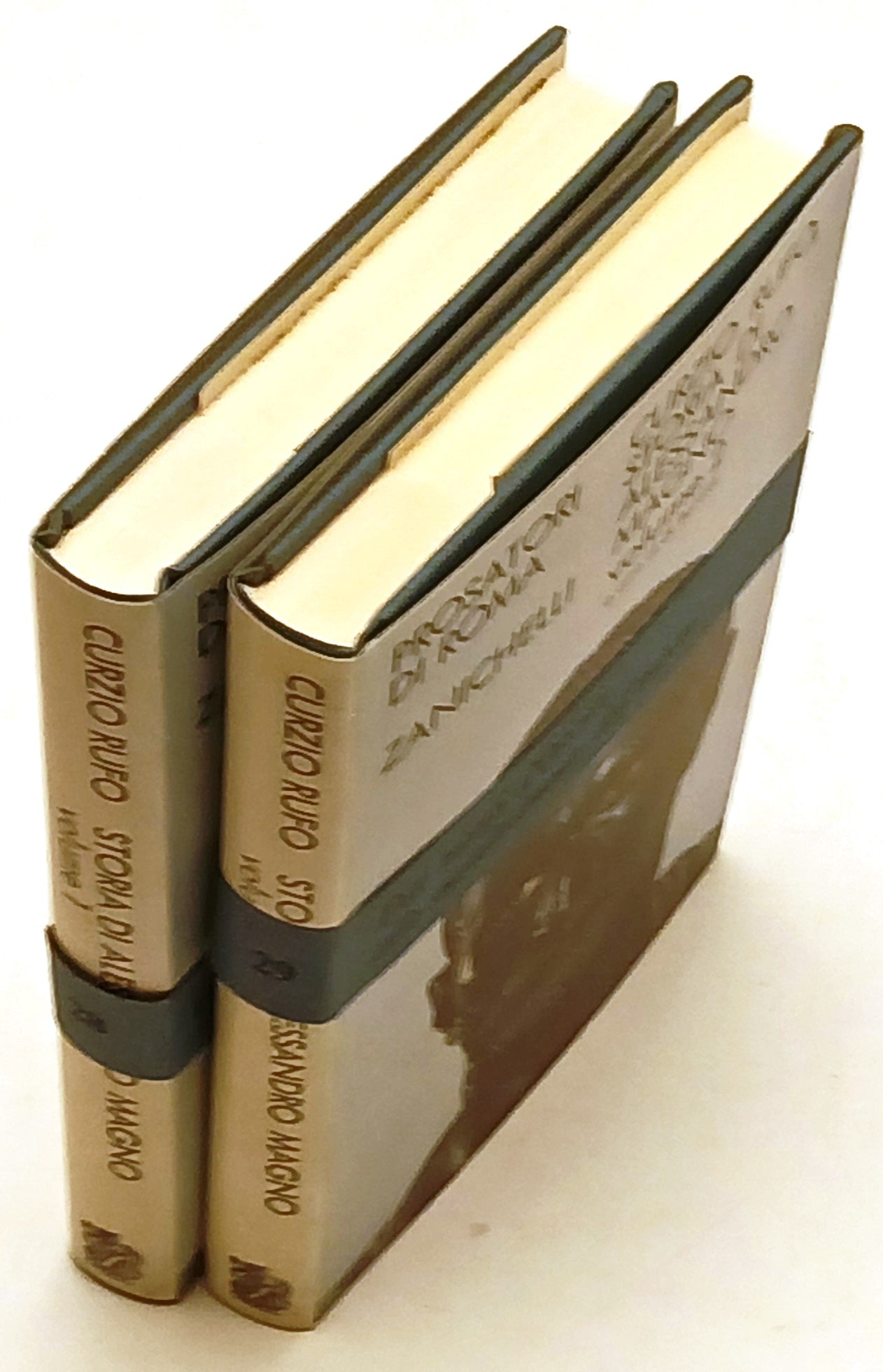 Alessandro Magno 2 volumi- Curzio Rufo- Zanichelli Prosatori Roma- 1a ed.-ZFS196