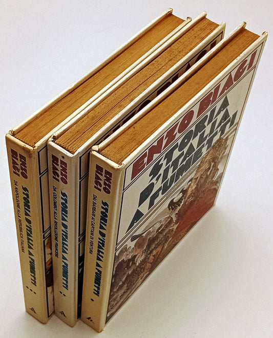 Storia d'Italia a Fumetti 3 volumi - Enzo Biagi - Mondadori - a fumetti - L26