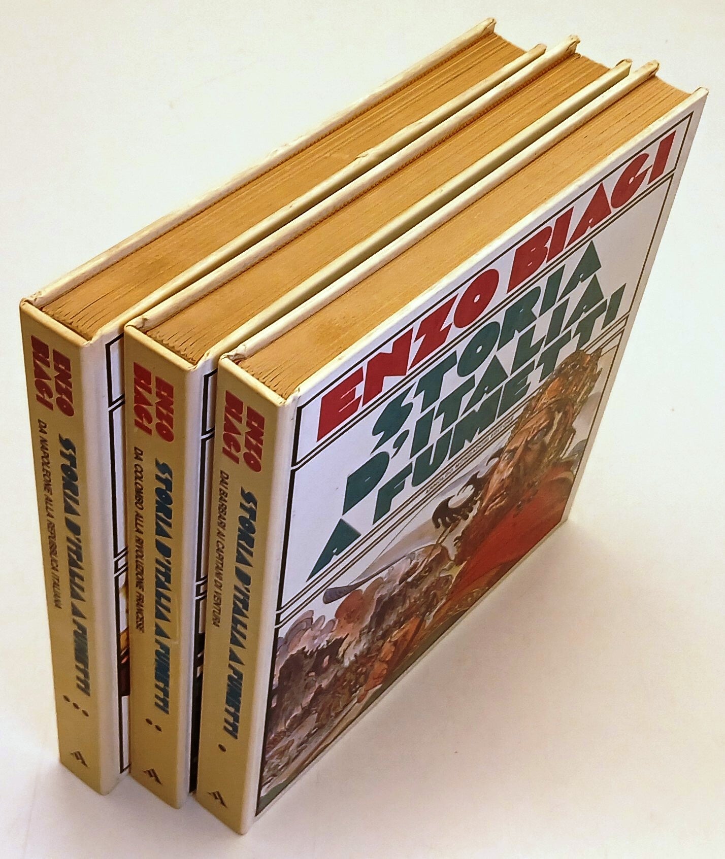 Storia d'Italia a Fumetti 3 volumi - Enzo Biagi - Mondadori - a fumetti - E26