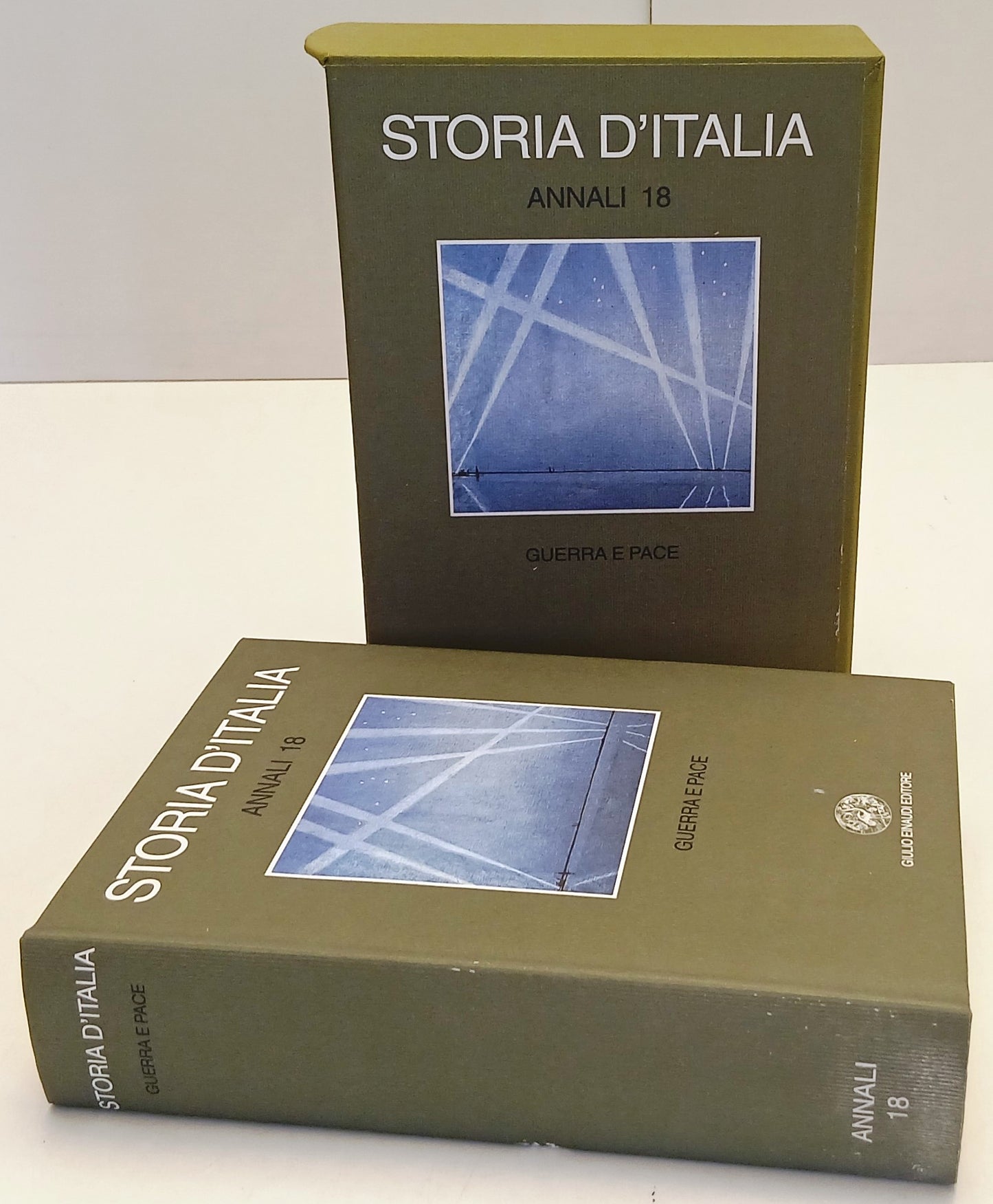 Storia d'Italia Guerra e Pace - Einaudi annali 18 - 1a ed. - cofanetto - ZFS263