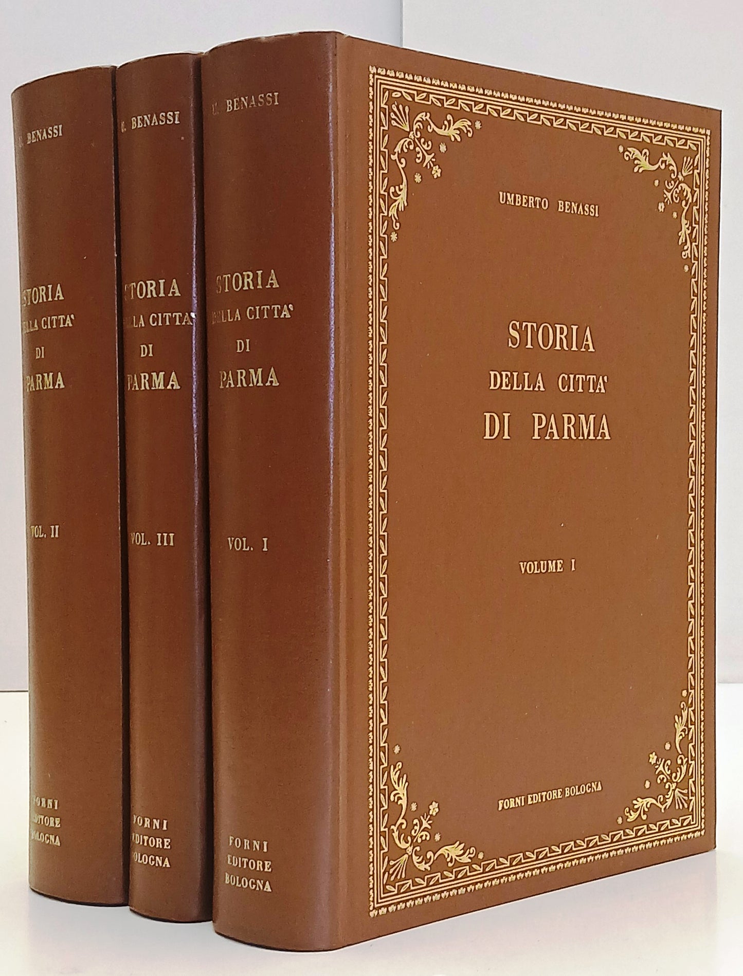 Storia della citta' di Parma 5 volumi 3 tomi - Benassi - Forni Anastatica - WPR