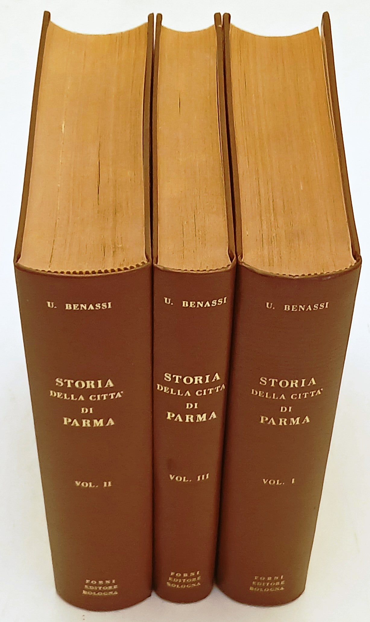 Storia della citta' di Parma 5 volumi 3 tomi - Benassi - Forni Anastatica - WPR