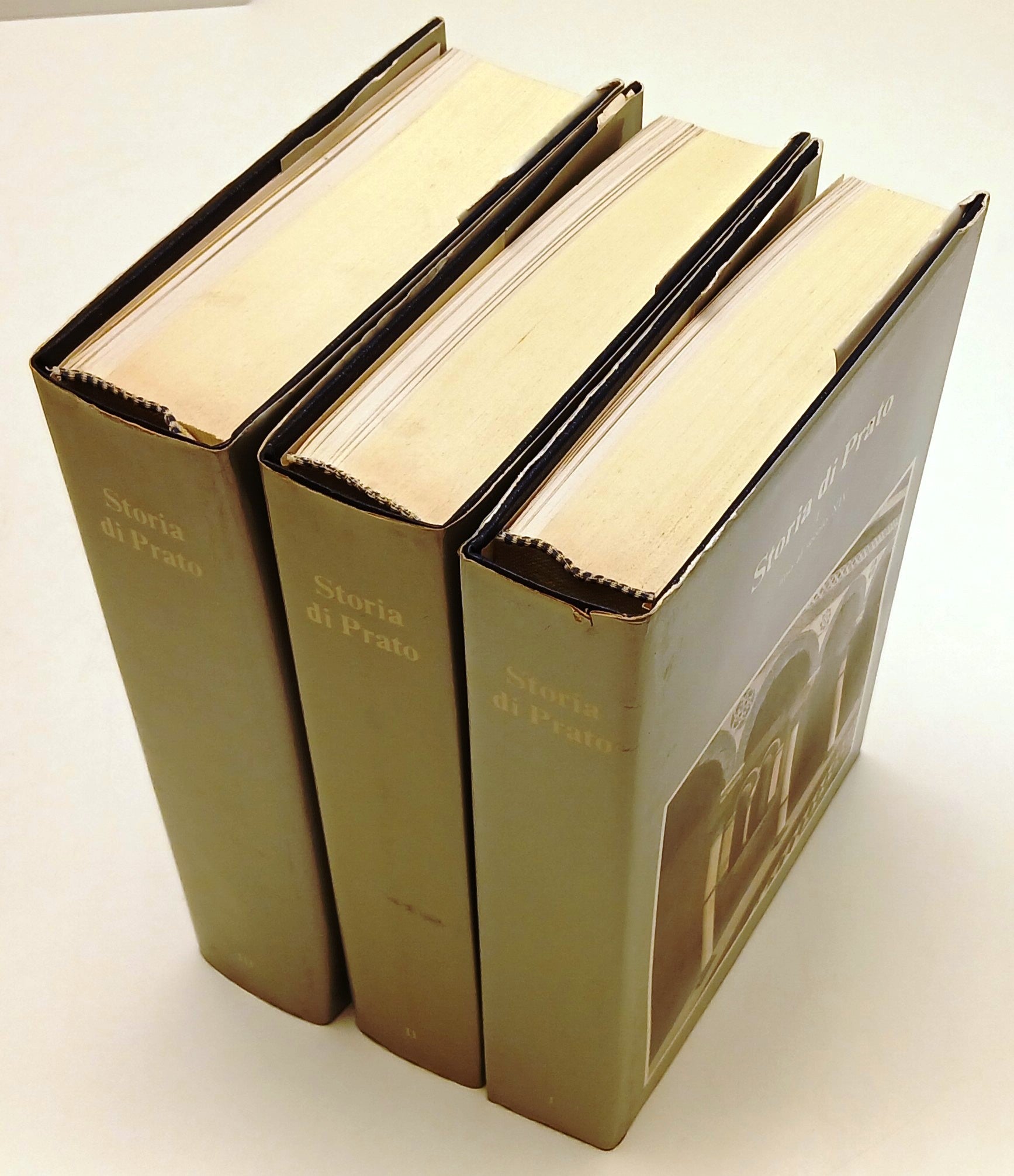 LS- STORIA DI PRATO 3 VOLUMI - CASSE DI RISPARMI E DEPOSITI - 1980 - CS - ZFS319