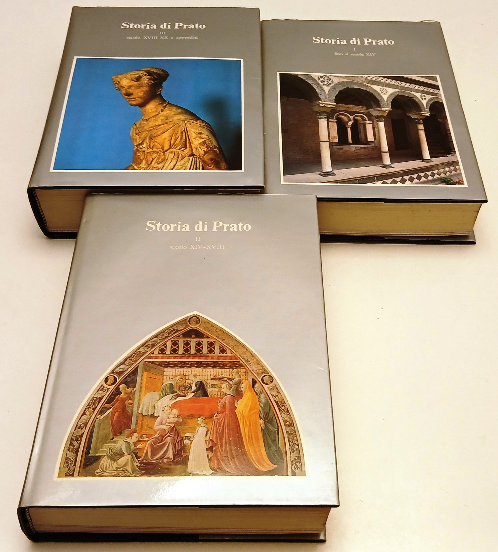 LS- STORIA DI PRATO 3 VOLUMI - CASSE DI RISPARMI E DEPOSITI - 1980 - CS - ZFS319