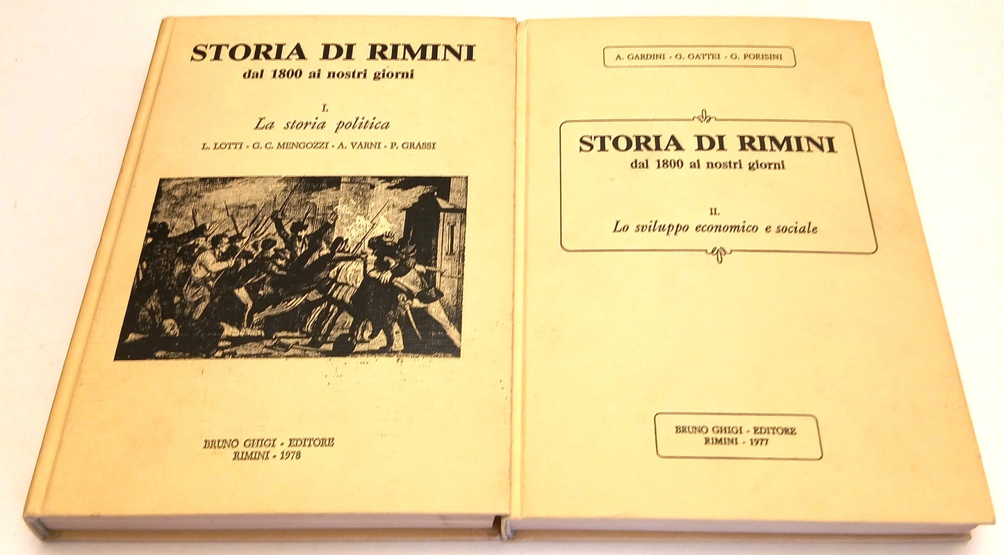Storia di Rimini dal 1800 ai giorni nostri 2 volumi - Bruno Ghigi - ZFS262