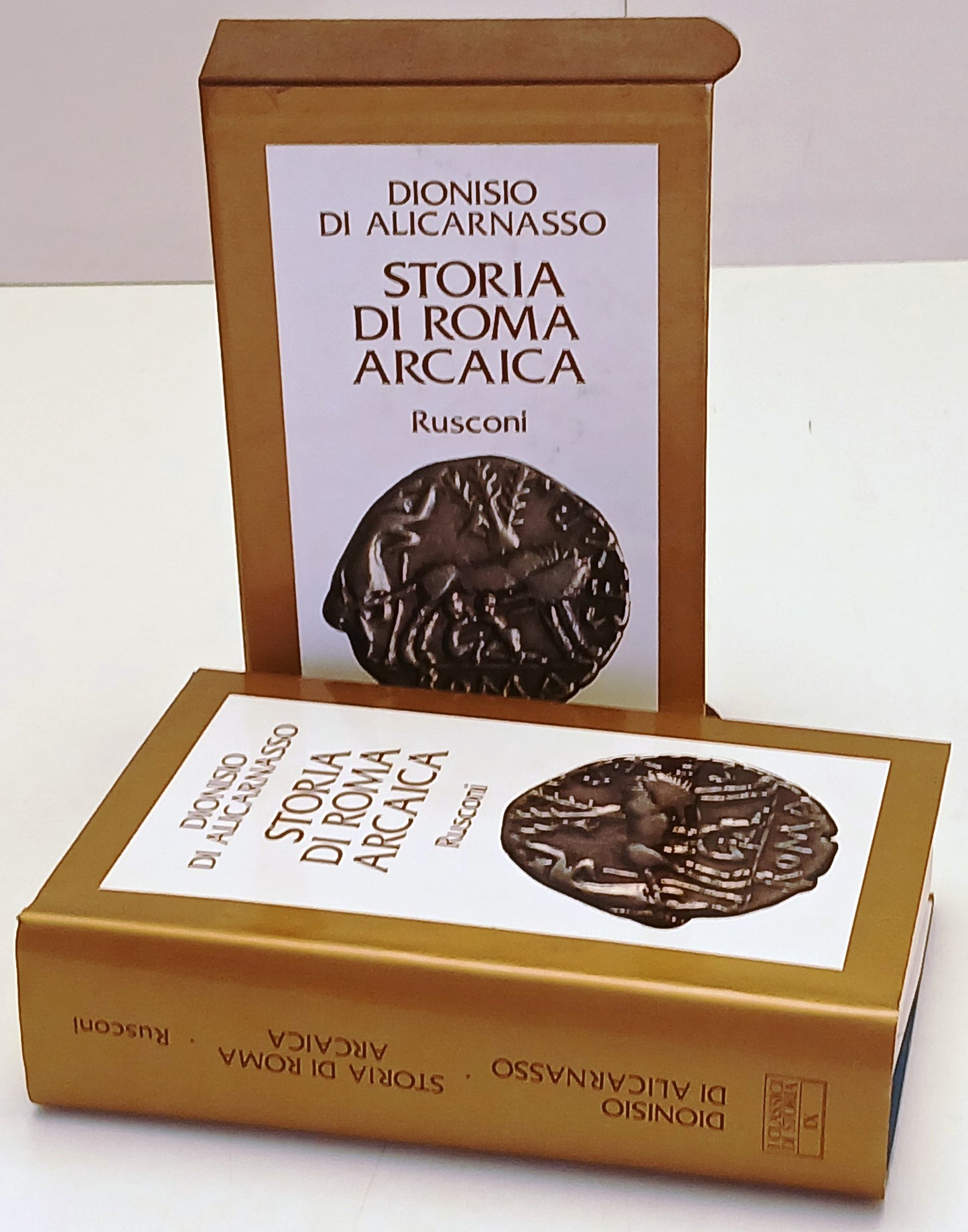 Storia di Roma Arcaica- Dionisio Alicarnasso- Rusconi- 1a ed.- cofanetto- ZFS233