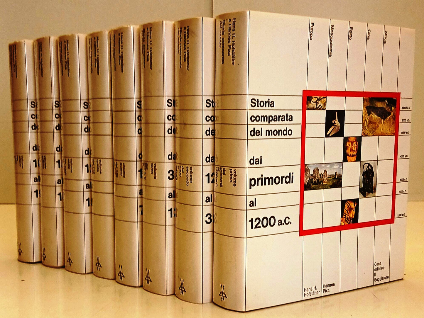 Storia comparata del mondo 8 volumi - Il Saggiatore - 1a ed. - completa - BLCP90