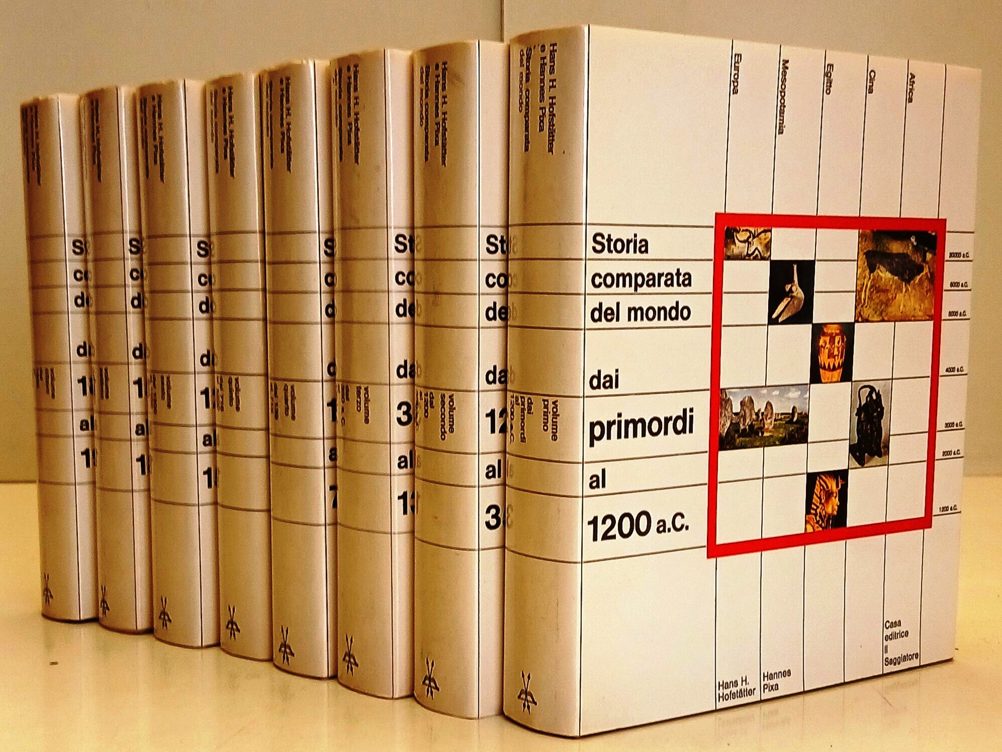 Storia comparata del mondo 8 volumi - Il Saggiatore - 1a ed. - completa - BLCP90