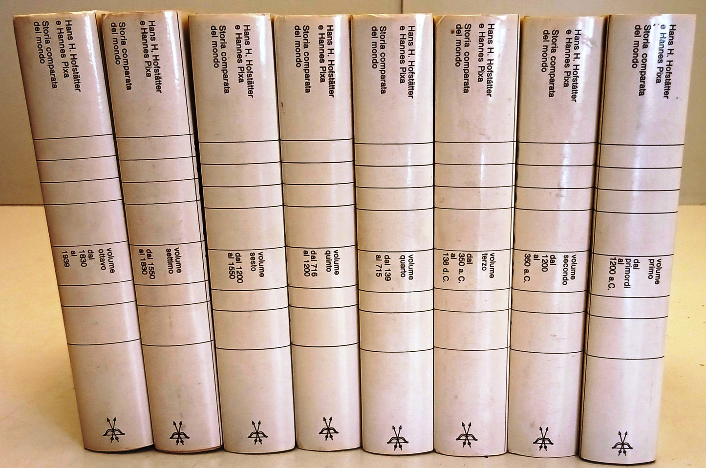 Storia comparata del mondo 8 volumi - Il Saggiatore - 1a ed. - completa - BLCP90