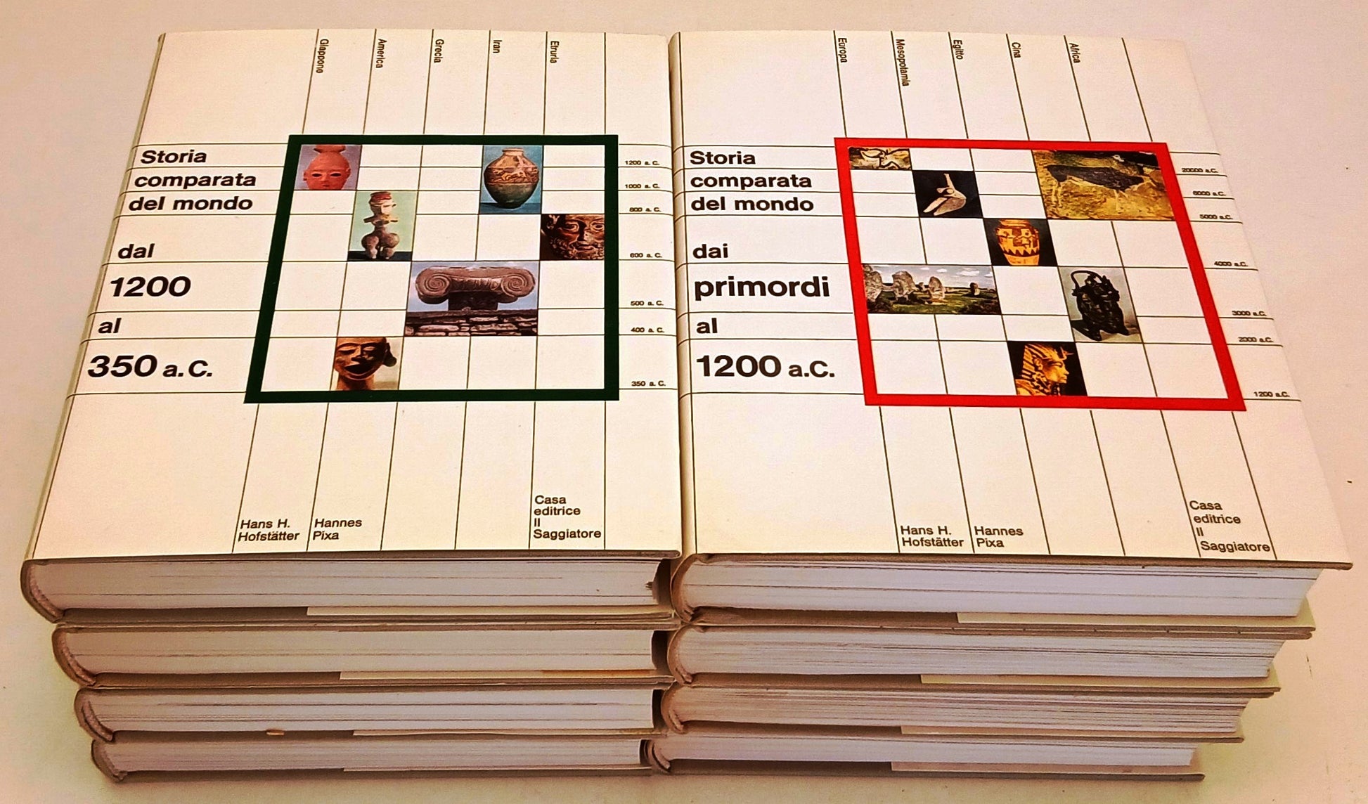 Storia comparata del mondo 8 volumi - Il Saggiatore - 1a ed. - completa - BLCP90