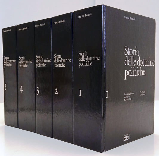 Storia delle dottrine politiche 5 volumi - Franco Boiardi - CEI - 1a ed.- ZFSXXX