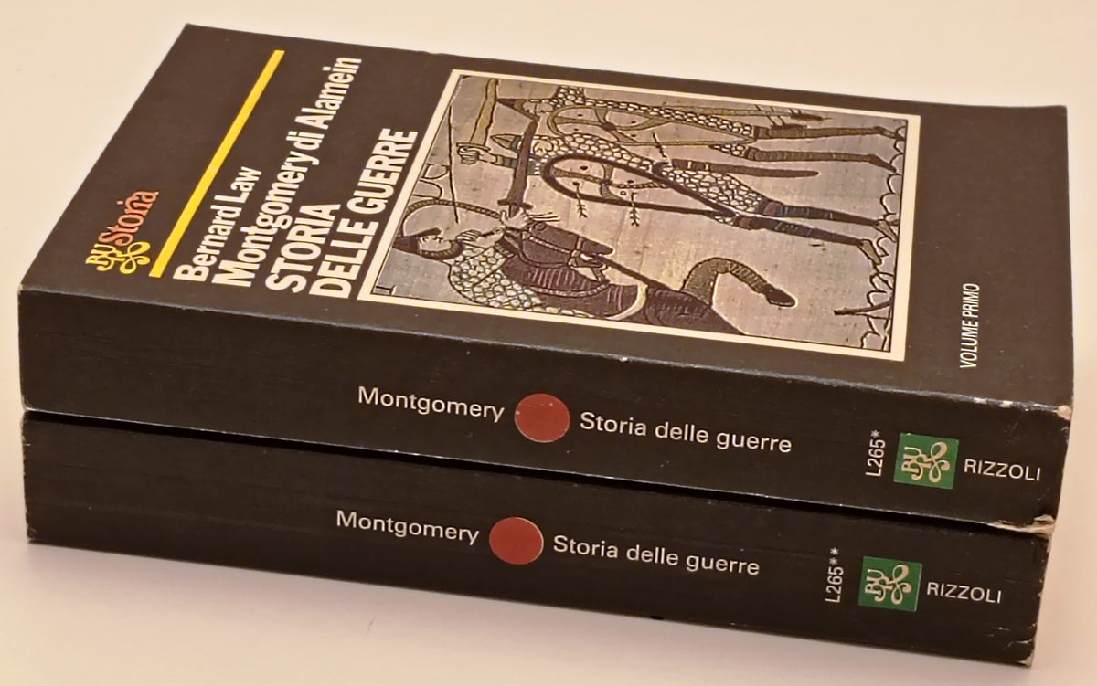 Storia delle guerre 2 volumi- Law Montgomery di Alamein- Rizzoli Bur Storia- XFS