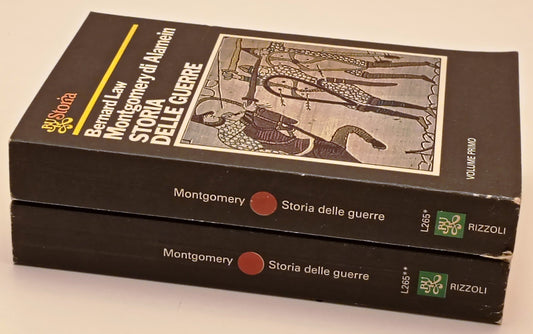 Storia delle guerre 2 volumi- Law Montgomery di Alamein- Rizzoli Bur Storia- XFS