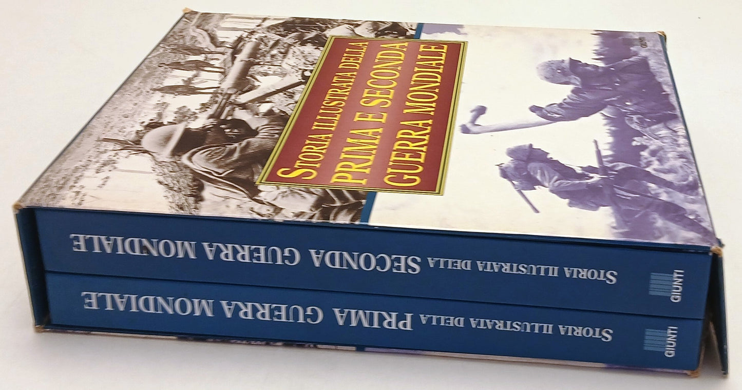 Storia Illustrata della Prima e Seconda Guerra Mondiale 2 volumi- Giunti- YFS117