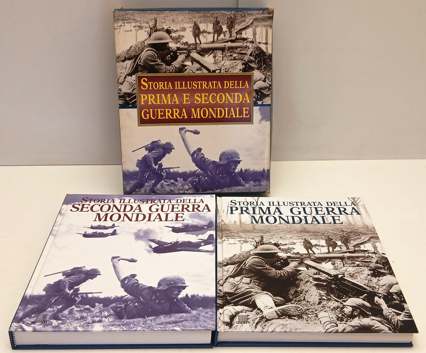 Storia Illustrata della Prima e Seconda Guerra Mondiale 2 volumi- Giunti- YFS117