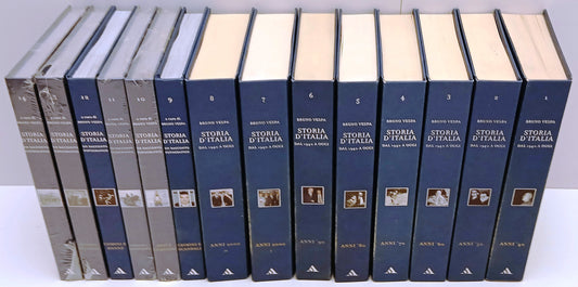 Storia d'Italia 1940 a oggi 14 volumi opera completa - Vespa- Mondadori- BLCP101