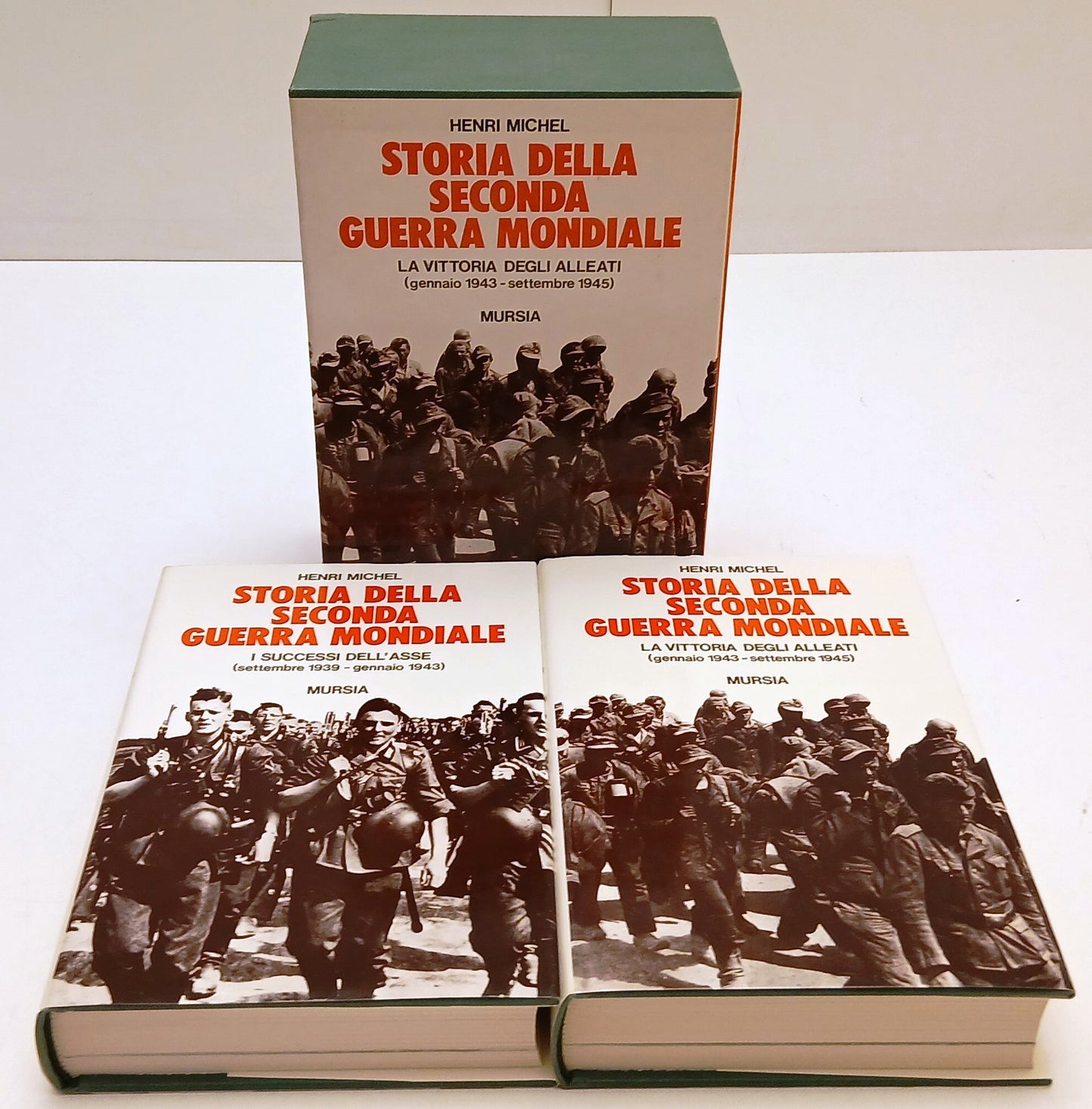 Storia seconda guerra mondiale 2 volumi - Henri Michel - Mursia- 1a ed.- ZFS140