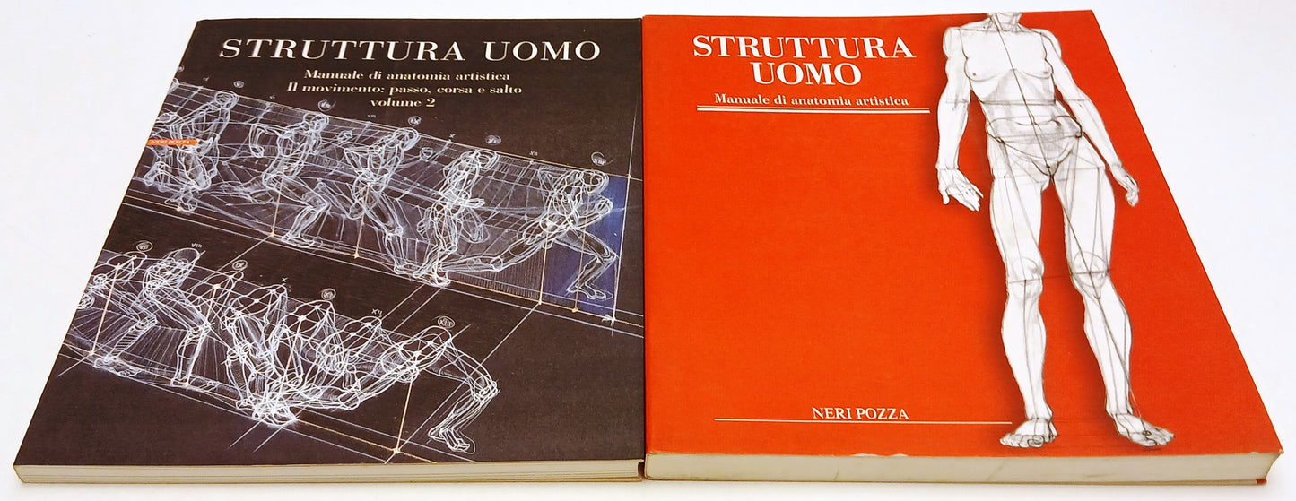 Struttura Uomo Manuale di anatomia artistica volumi 1/2 - Neri Pozza - YFS111