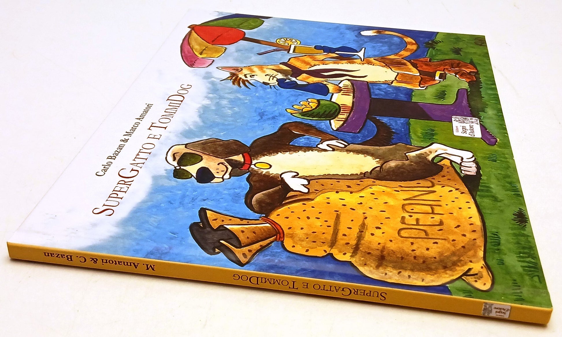 SuperGatto e TommyDog - Bazan Amatori - Segni d'Autore - stampa omaggio - B26