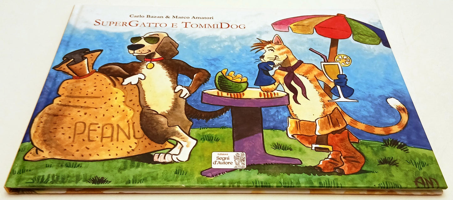 SuperGatto e TommyDog - Bazan Amatori - Segni d'Autore - stampa omaggio - B26