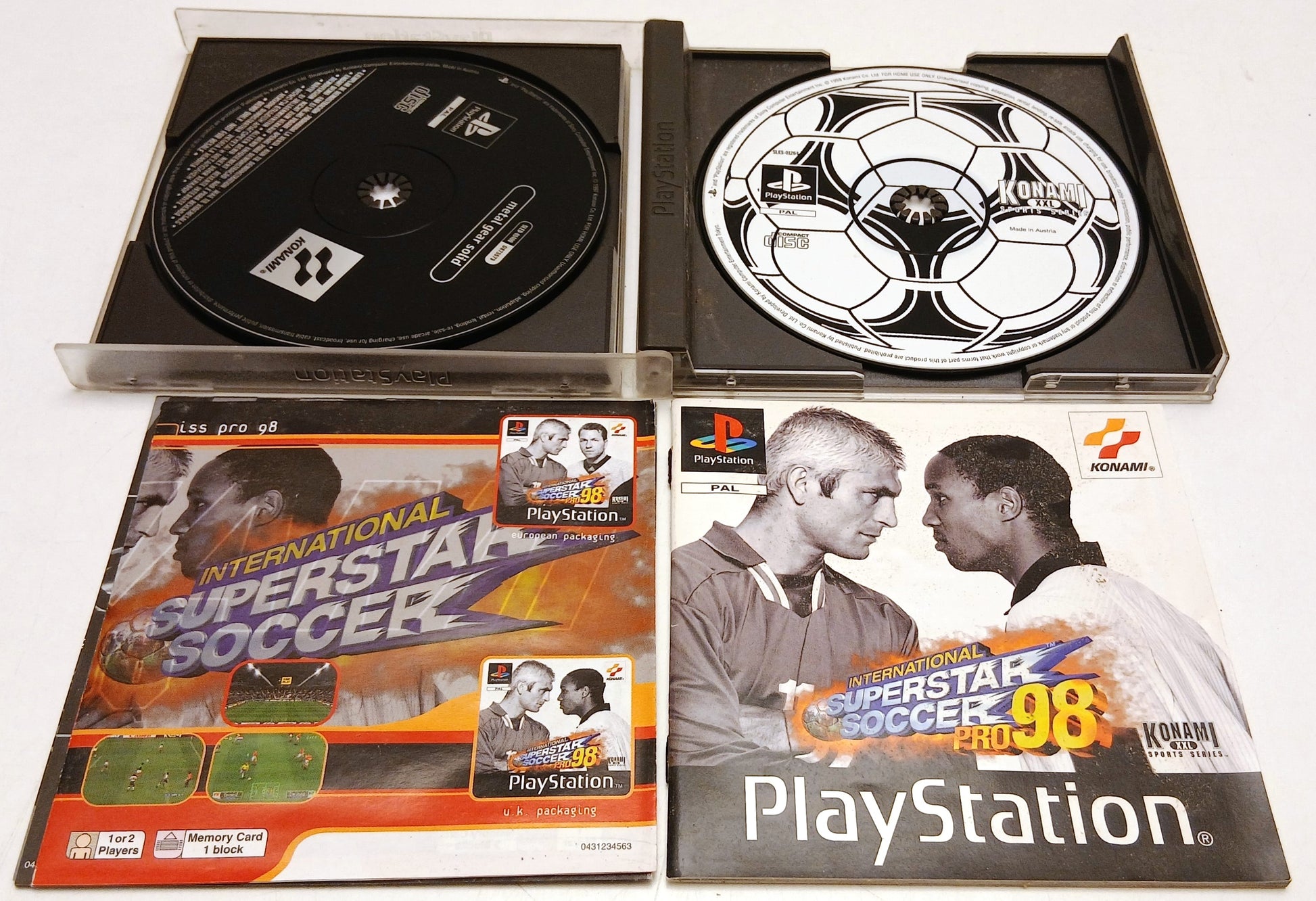 CV- Gioco PlayStation Play Station 1 PS1 ISS Pro 98 - custodia libretto - ZFS200